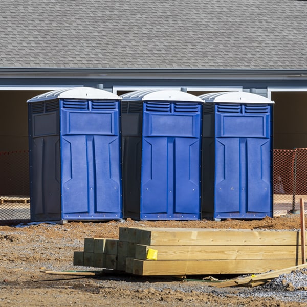 how often are the porta potties cleaned and serviced during a rental period in Winchester Arkansas